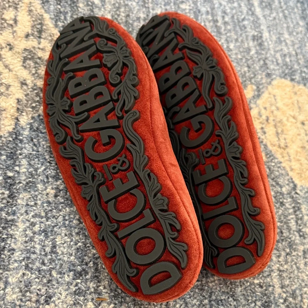 Dolce & Gabbana Burnt Orange Loafers - Picture 3 of 4